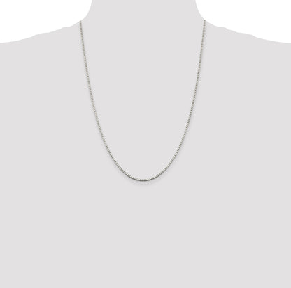 Sterling Silver 1.75mm Box Chain