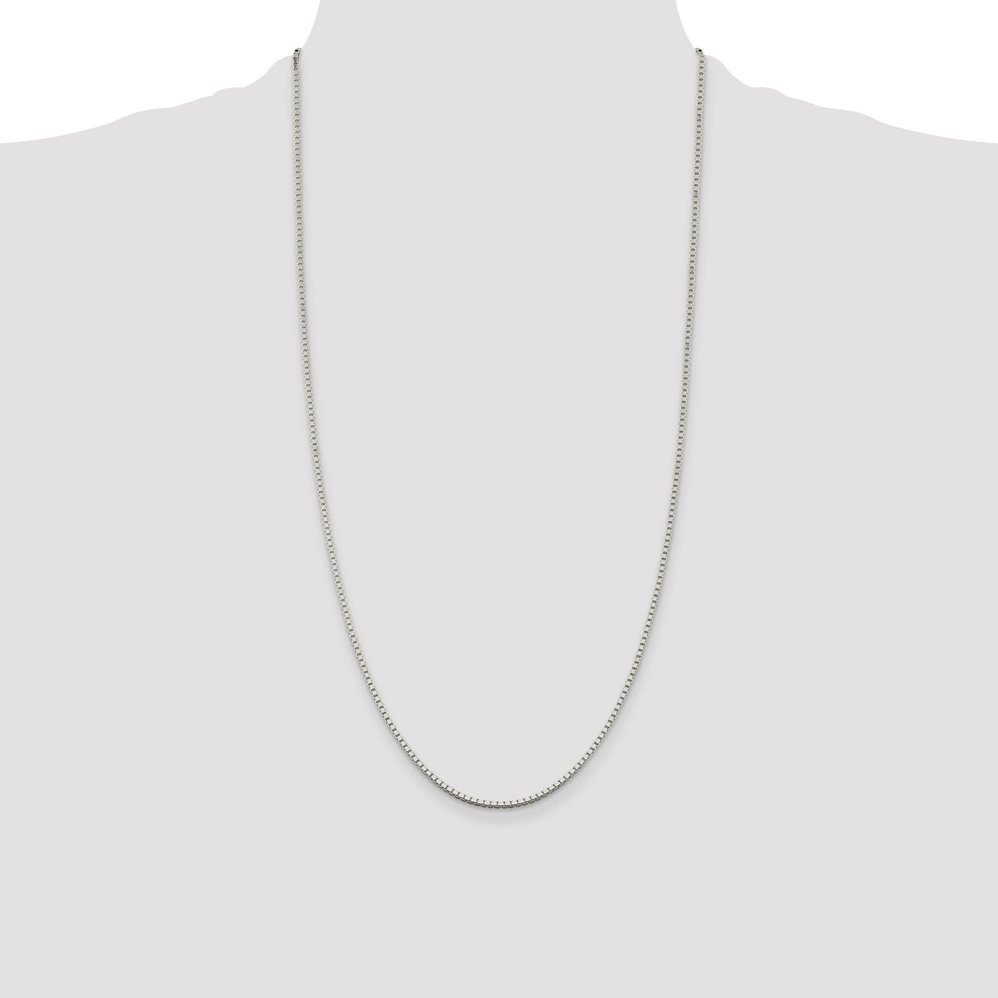 Sterling Silver 1.75mm Box Chain