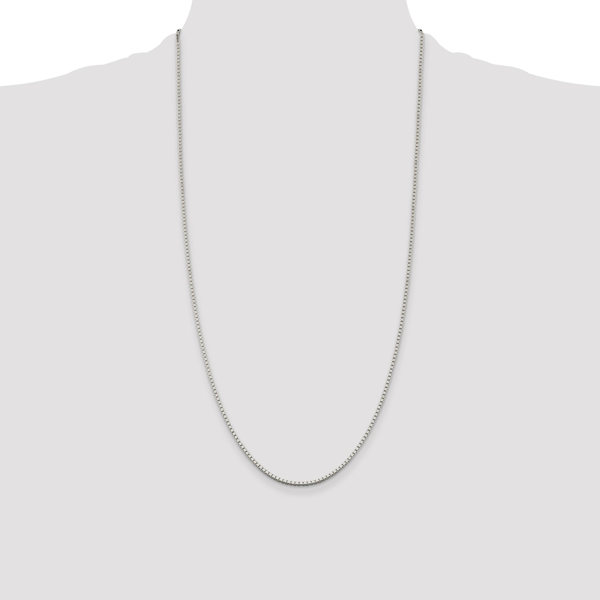 Sterling Silver 1.75mm Box Chain