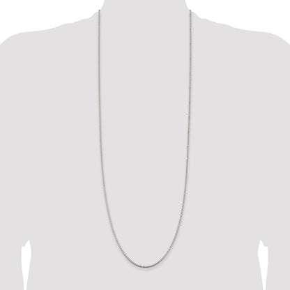 Sterling Silver 1.75mm Box Chain