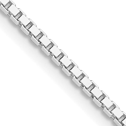 Sterling Silver Rhodium-plated 1.75mm Box Chain