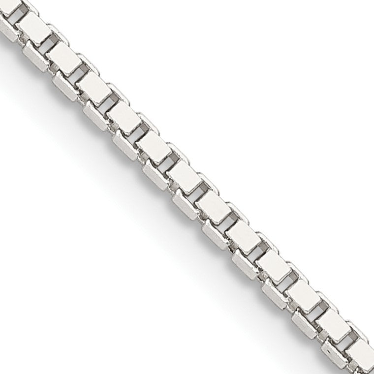 Sterling Silver 1.75mm Box Chain w/2in ext.