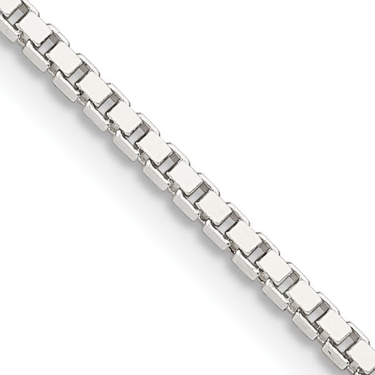 Sterling Silver 1.75mm Box Chain w/2in ext.