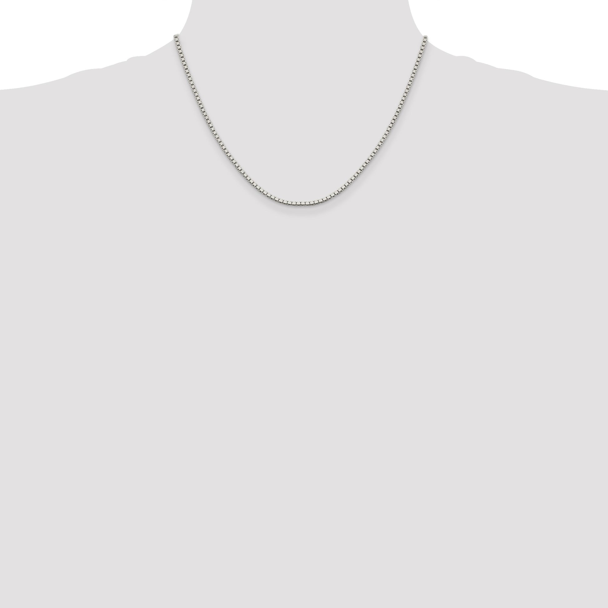 Sterling Silver 1.9mm Box Chain