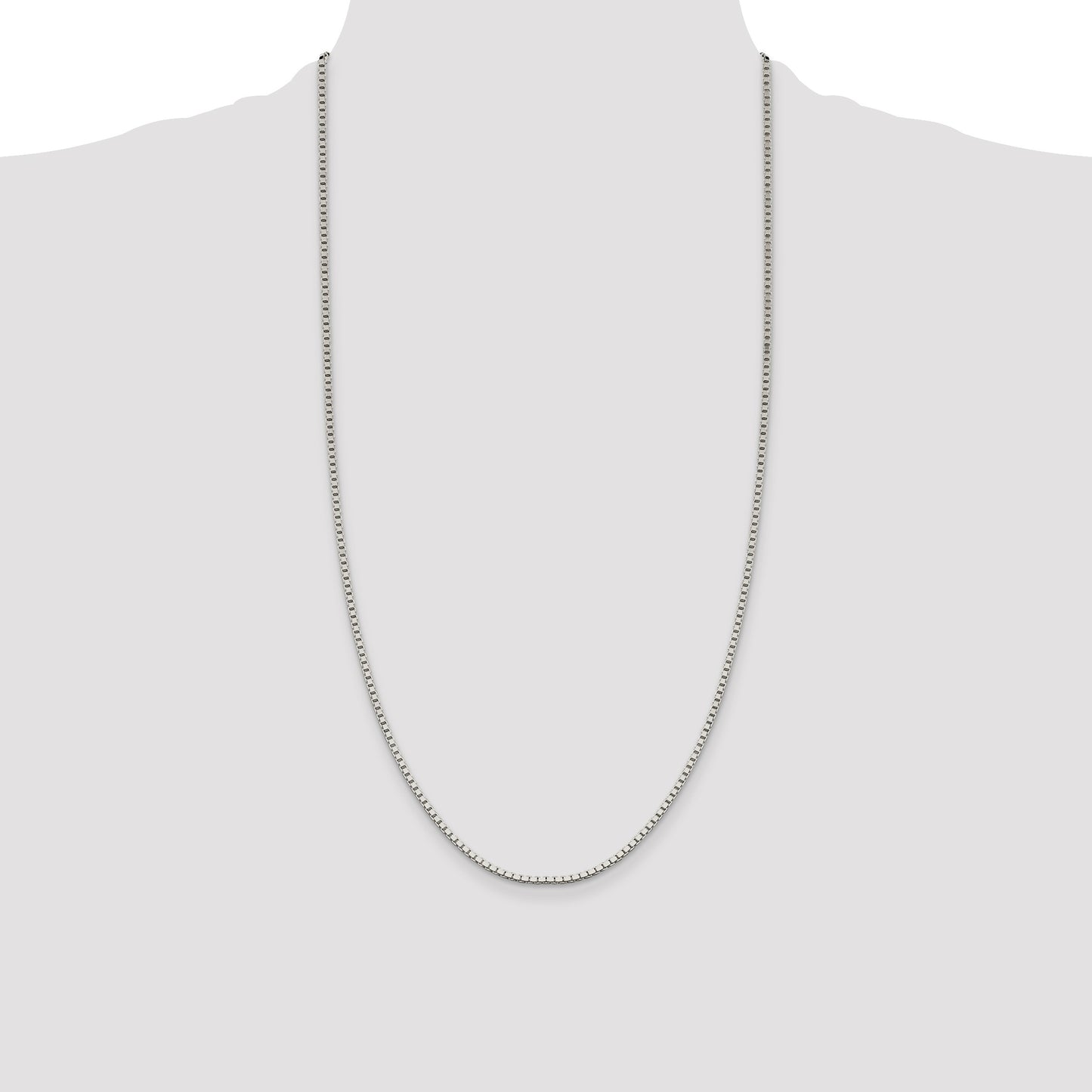 Sterling Silver 1.9mm Box Chain