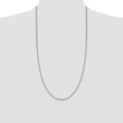 Sterling Silver 1.9mm Box Chain
