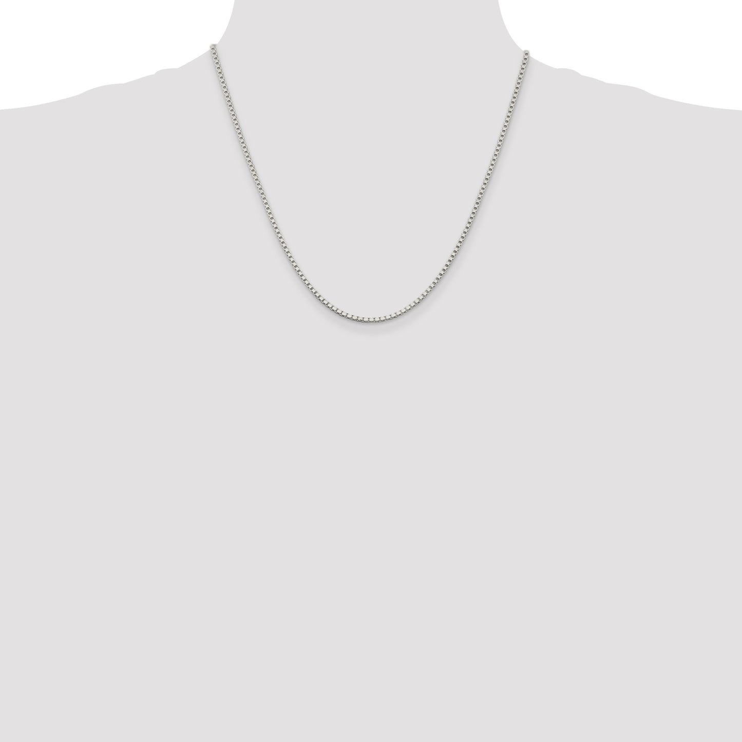 Sterling Silver 2mm Box Chain