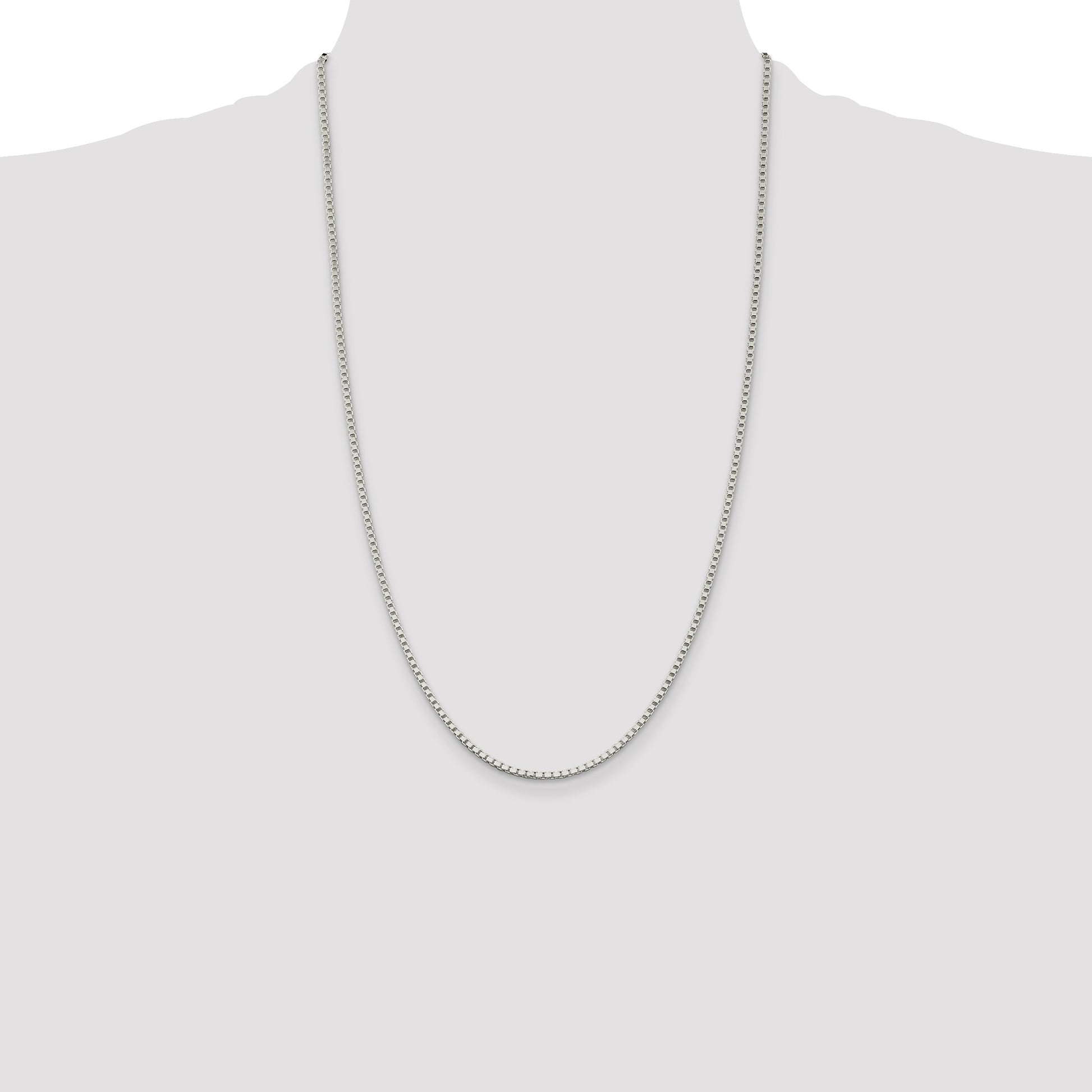 Sterling Silver 2mm Box Chain