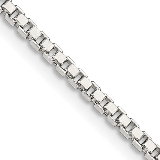 Sterling Silver 2mm Box Chain