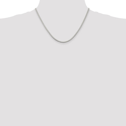 Sterling Silver 2.5mm Box Chain