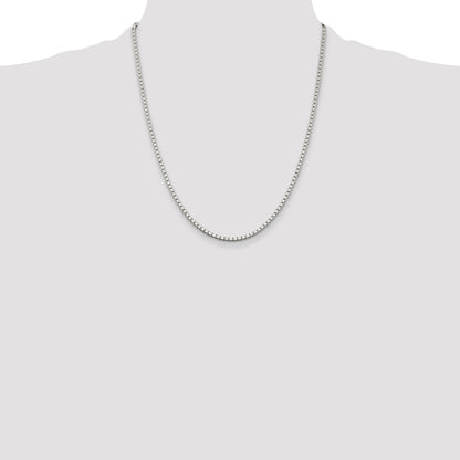 Sterling Silver 2.5mm Box Chain