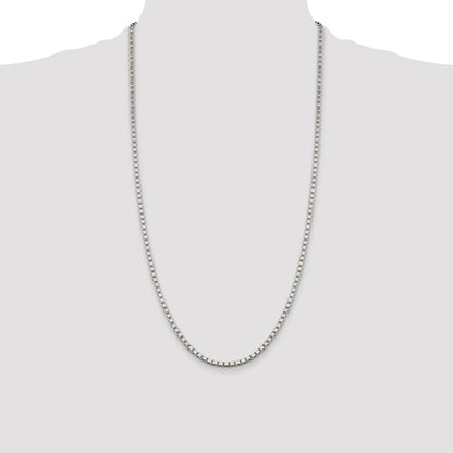 Sterling Silver 3.25mm Box Chain