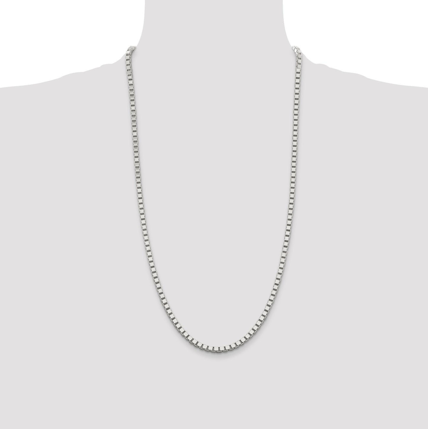 Sterling Silver 3.75mm Box Chain