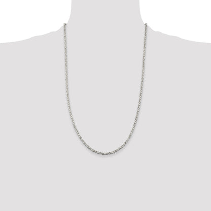 Sterling Silver 2.5mm Byzantine Chain