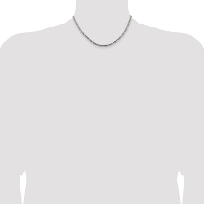 Sterling Silver 3.25mm Byzantine Chain