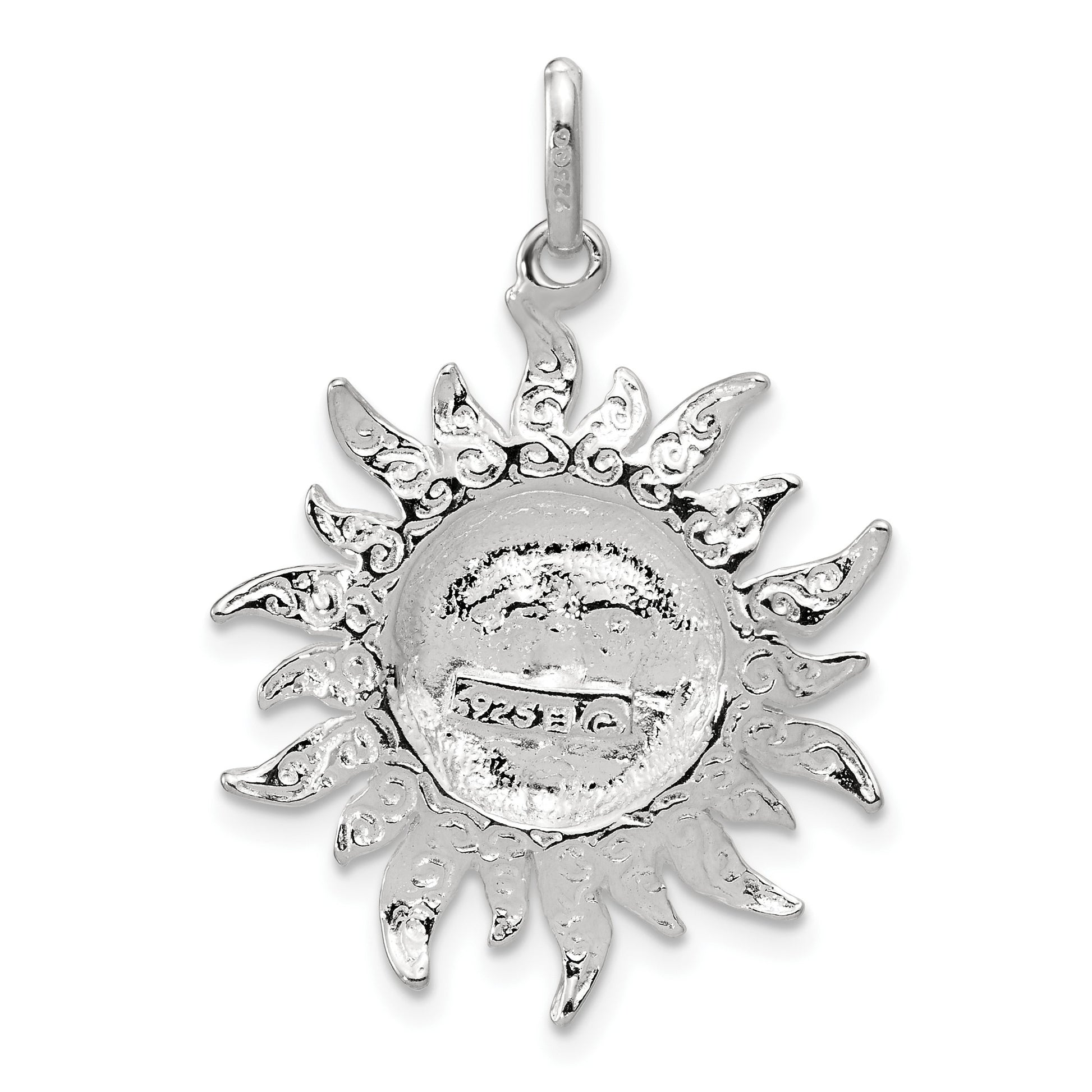 Sterling Silver Sun Pendant