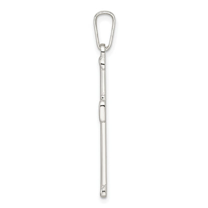 Sterling Silver Polished Cross Pendant