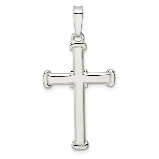 Sterling Silver Polished Cross Pendant