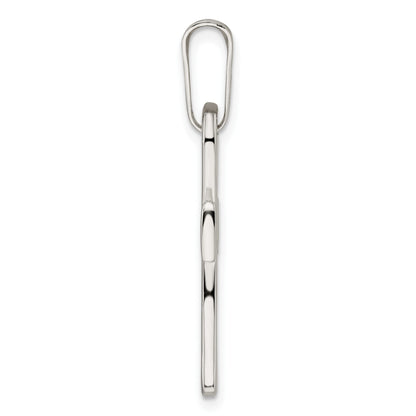 Sterling Silver Polished Ankh Cross Pendant