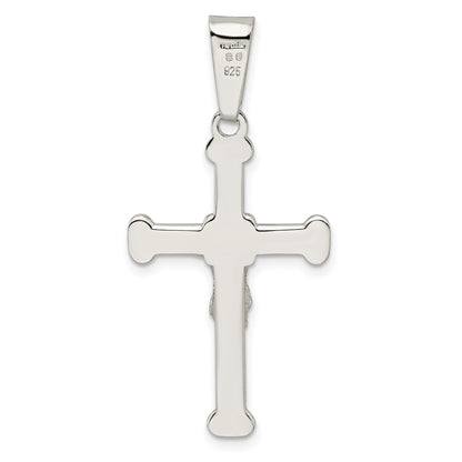 Sterling Silver Polished Crucifix Pendant
