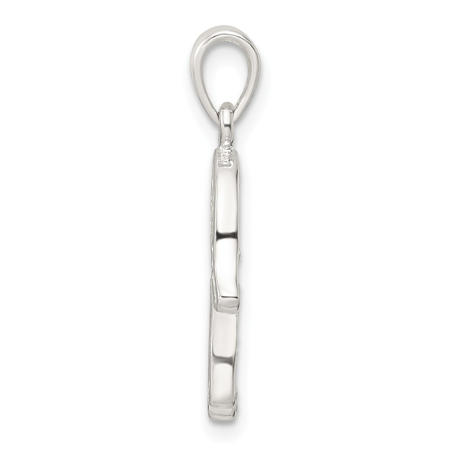 Sterling Silver Polished Chamseh Pendant