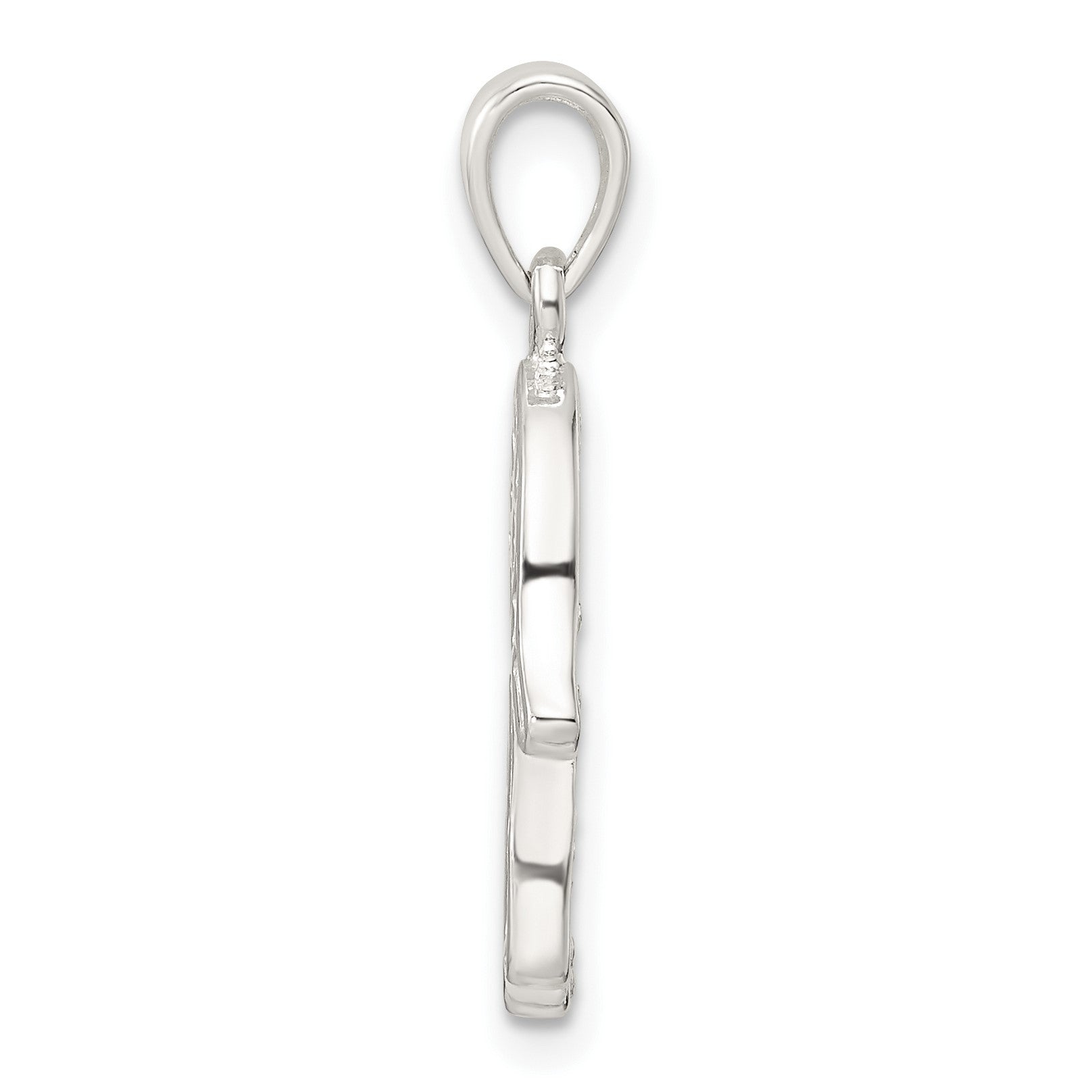 Sterling Silver Polished Chamseh Pendant