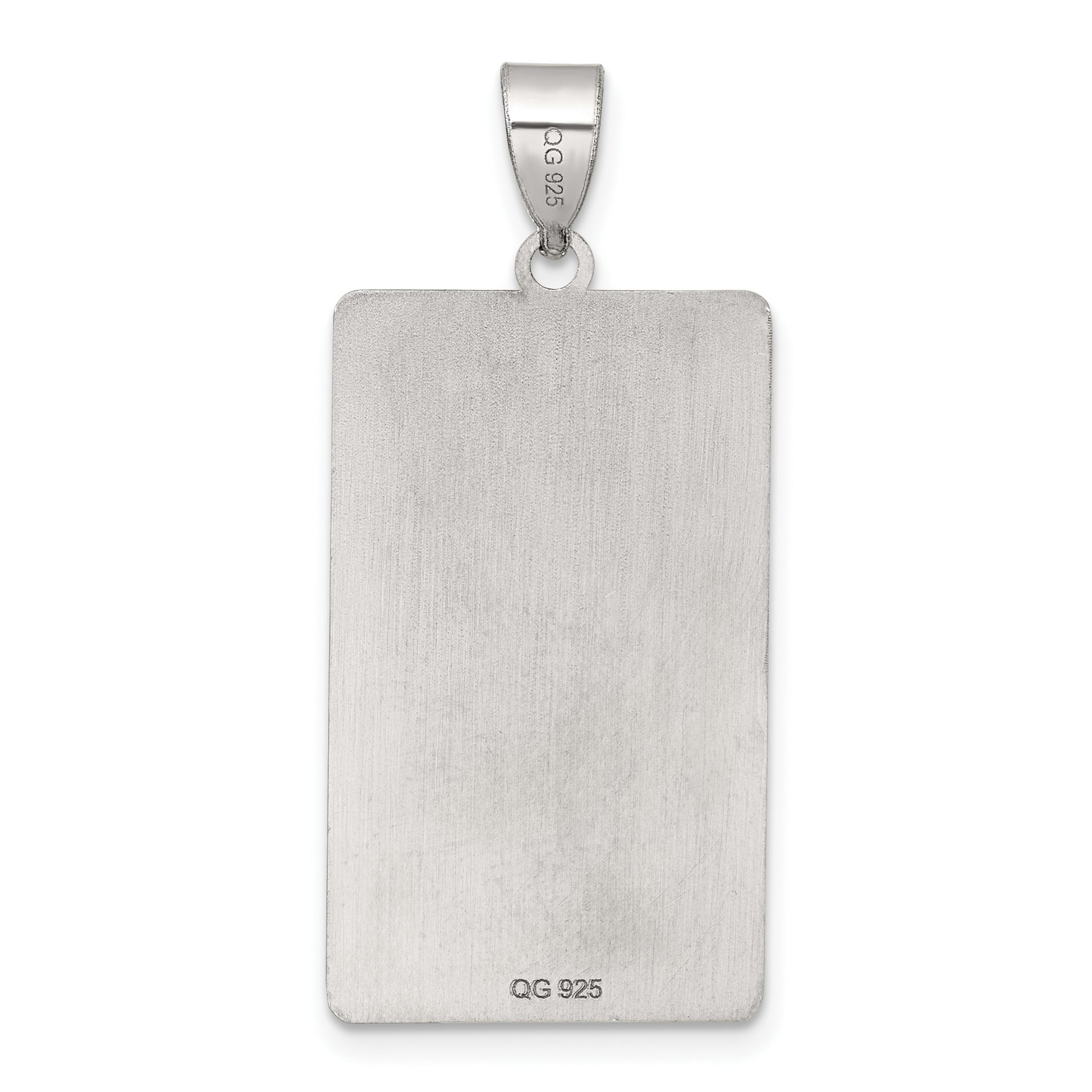 Sterling Silver The Emperor Tarot Card Pendant