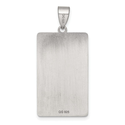 Sterling Silver The Hierophant Tarot Card Pendant