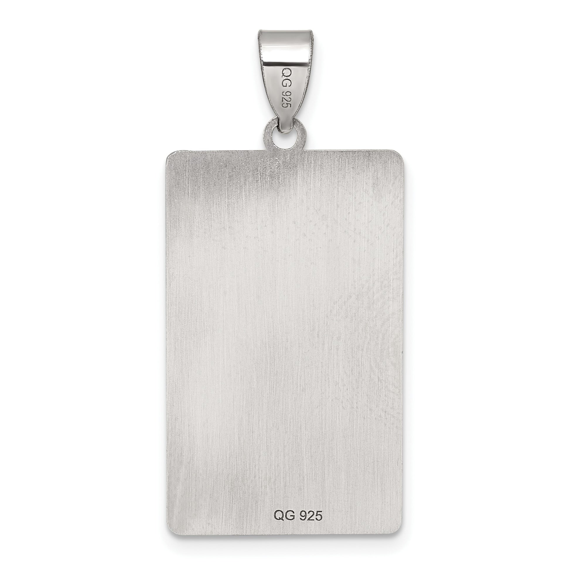 Sterling Silver The Lovers Tarot Card Pendant