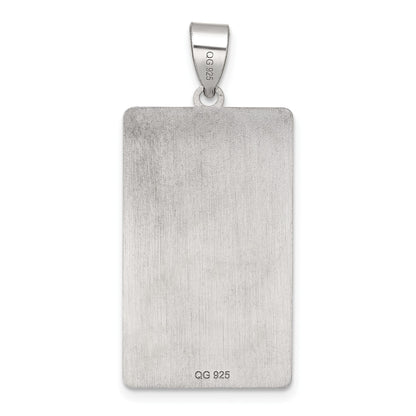 Sterling Silver The Chariot Tarot Card Pendant