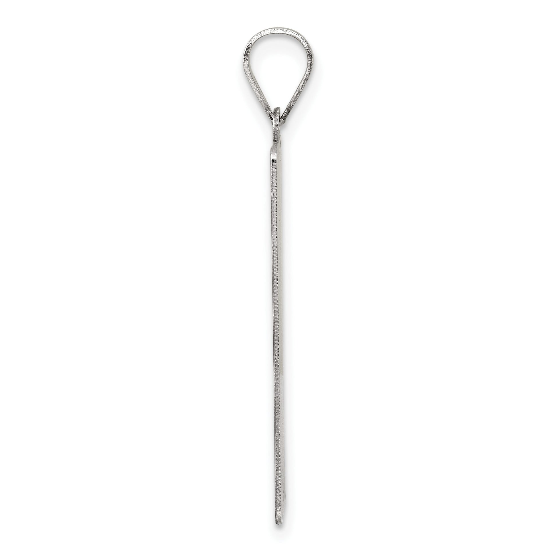 Sterling Silver Strength Tarot Card Pendant