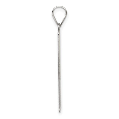 Sterling Silver Strength Tarot Card Pendant