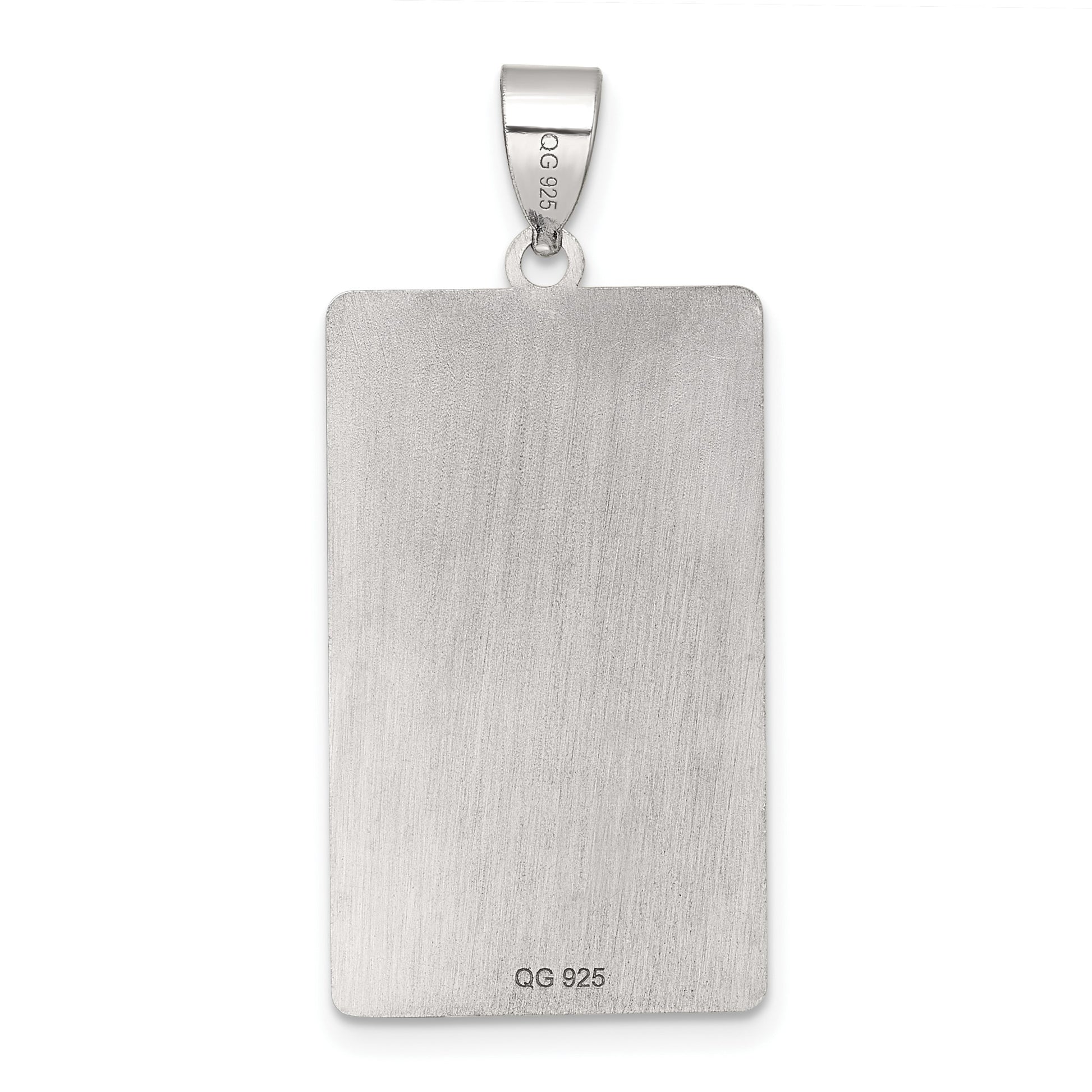 Sterling Silver Strength Tarot Card Pendant