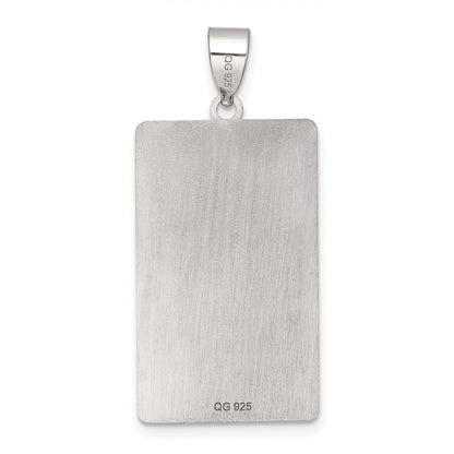 Sterling Silver Strength Tarot Card Pendant