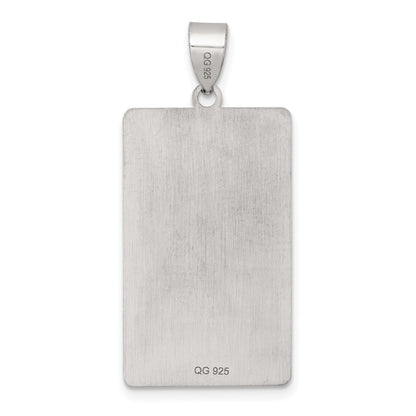 Sterling Silver The Hermit Tarot Card Pendant