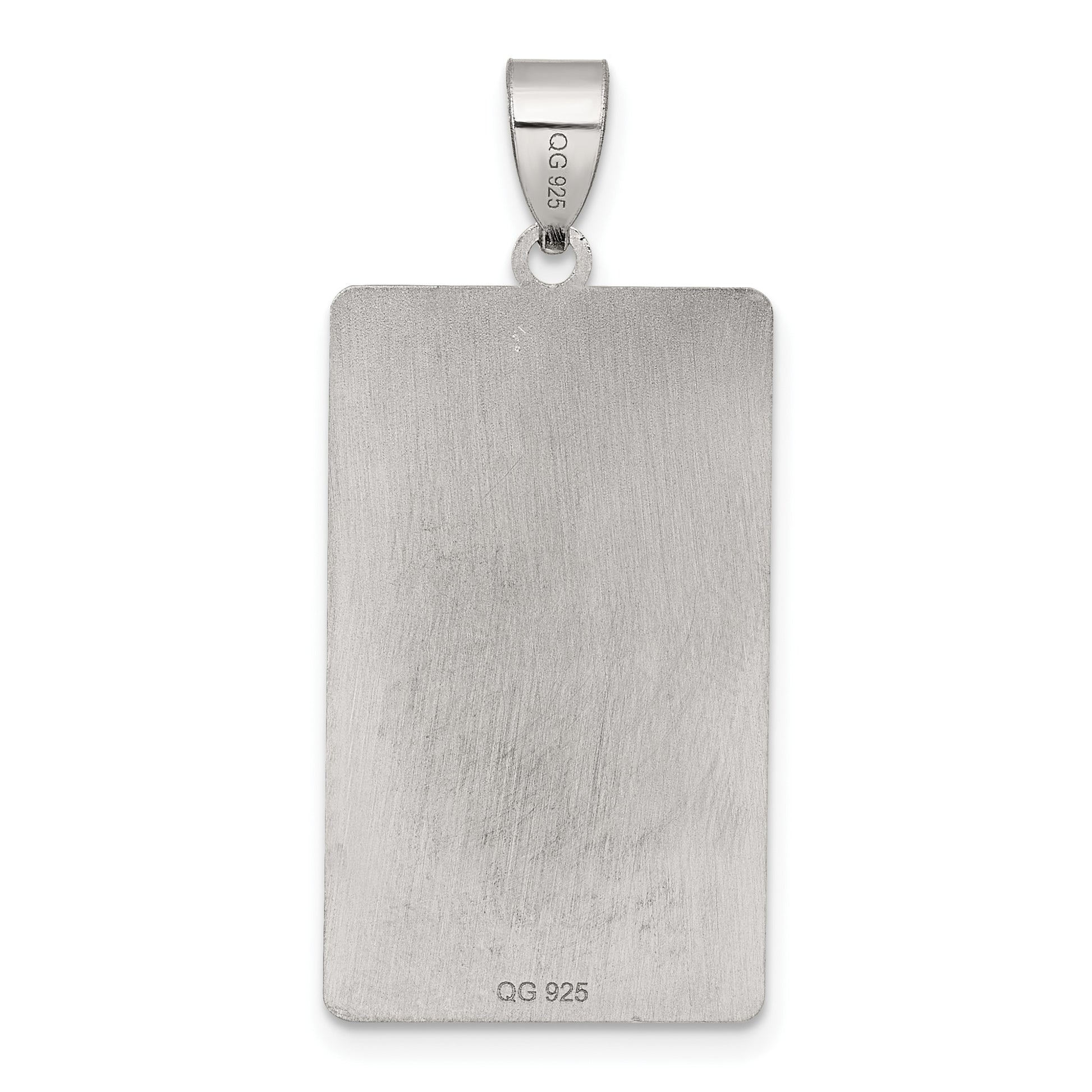 Sterling Silver Death Tarot Card Pendant