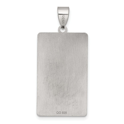 Sterling Silver Death Tarot Card Pendant