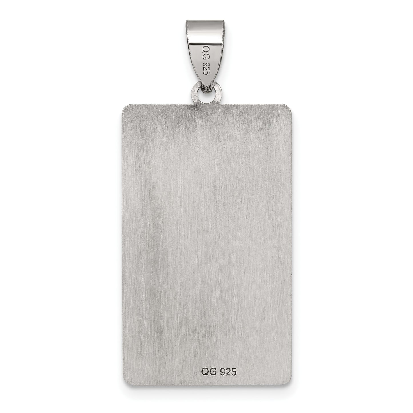 Sterling Silver Temperance Tarot Card Pendant