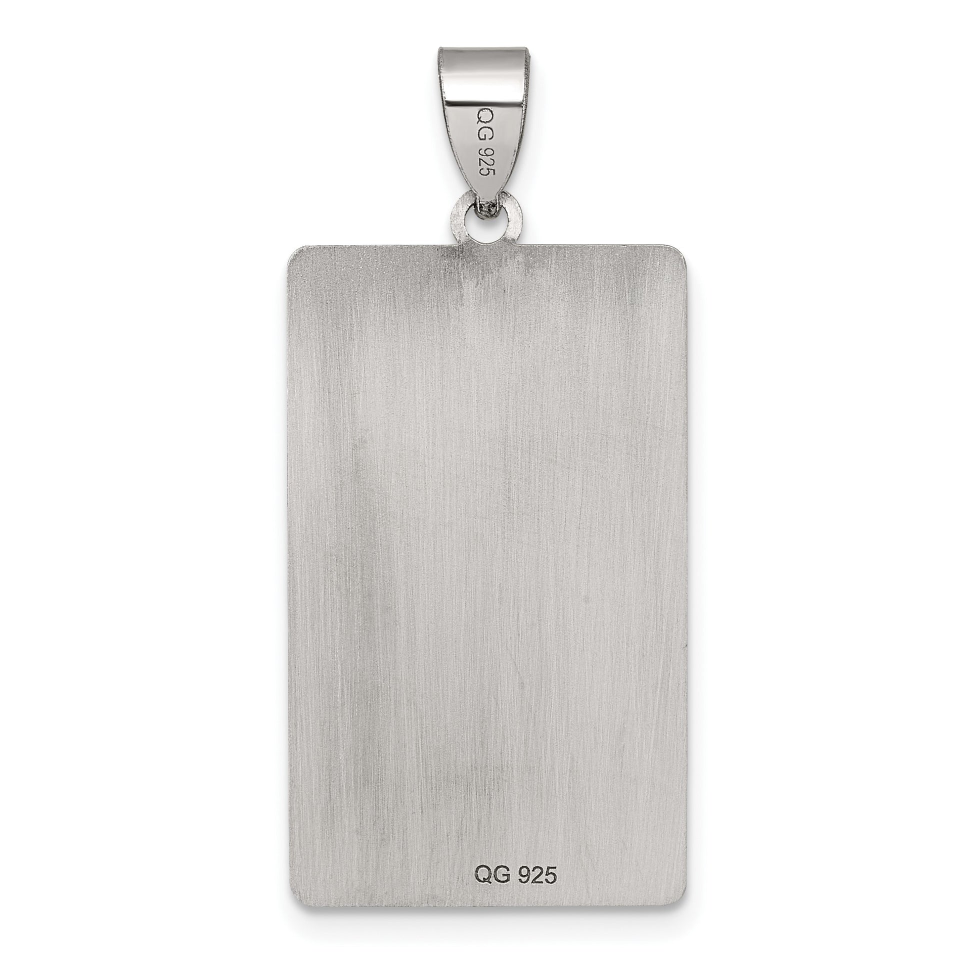 Sterling Silver Temperance Tarot Card Pendant