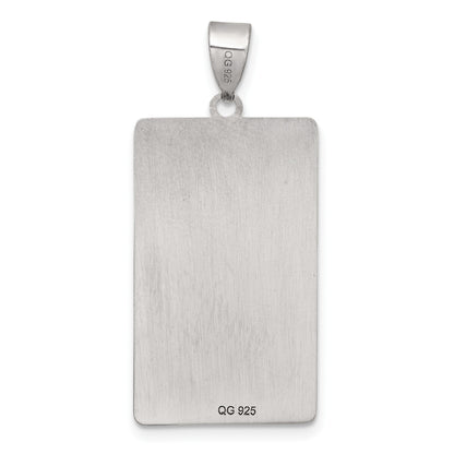 Sterling Silver The Devil Tarot Card Pendant