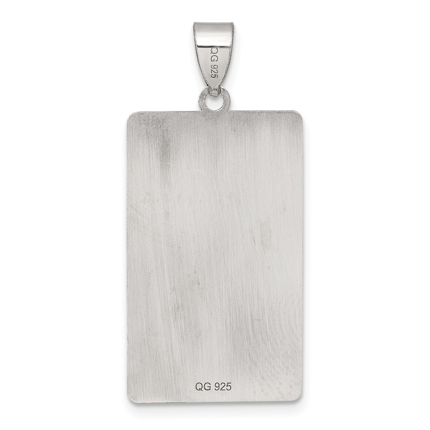 Sterling Silver The Tower Tarot Card Pendant