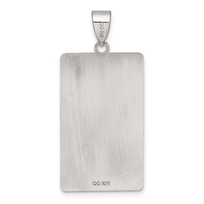 Sterling Silver The Tower Tarot Card Pendant