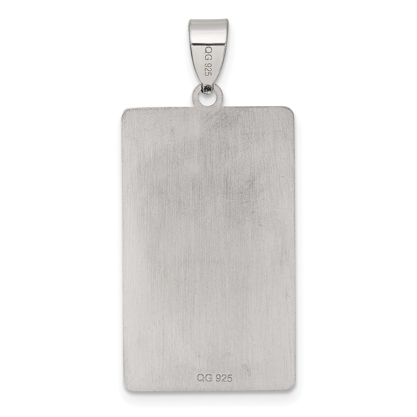 Sterling Silver The Moon Tarot Card Pendant
