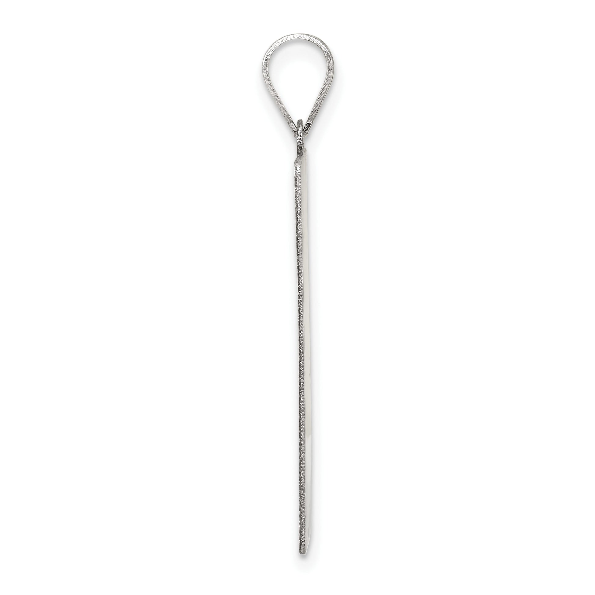 Sterling Silver Judgement Tarot Card Pendant
