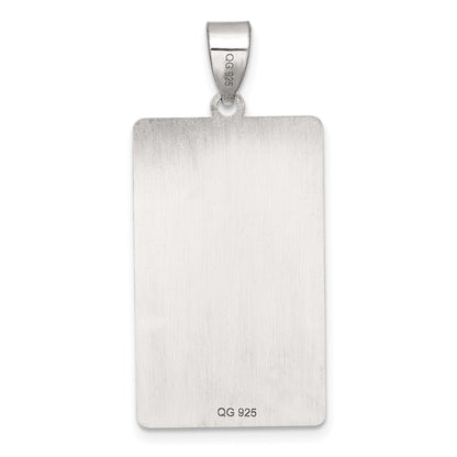 Sterling Silver The World Tarot Card Pendant