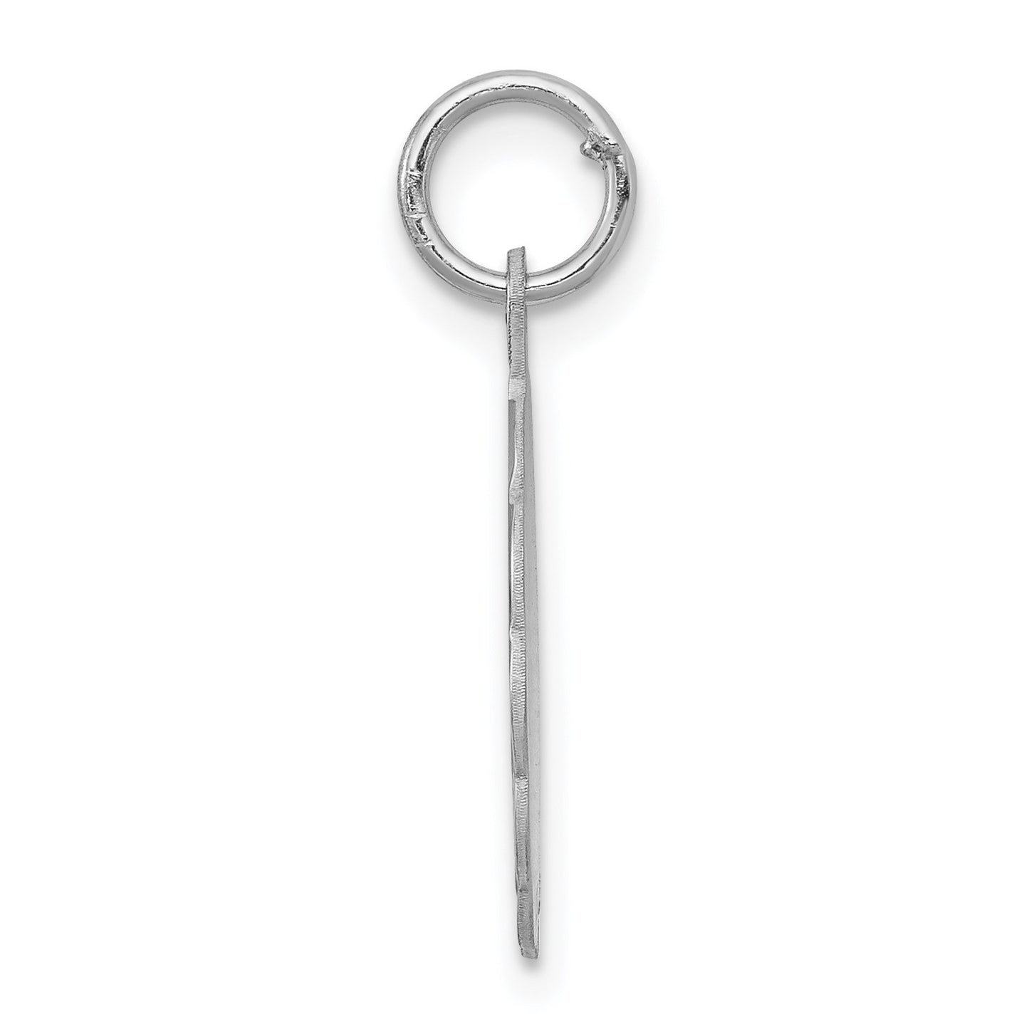 Sterling Silver Rhodium-plated Special Mom Disc Charm