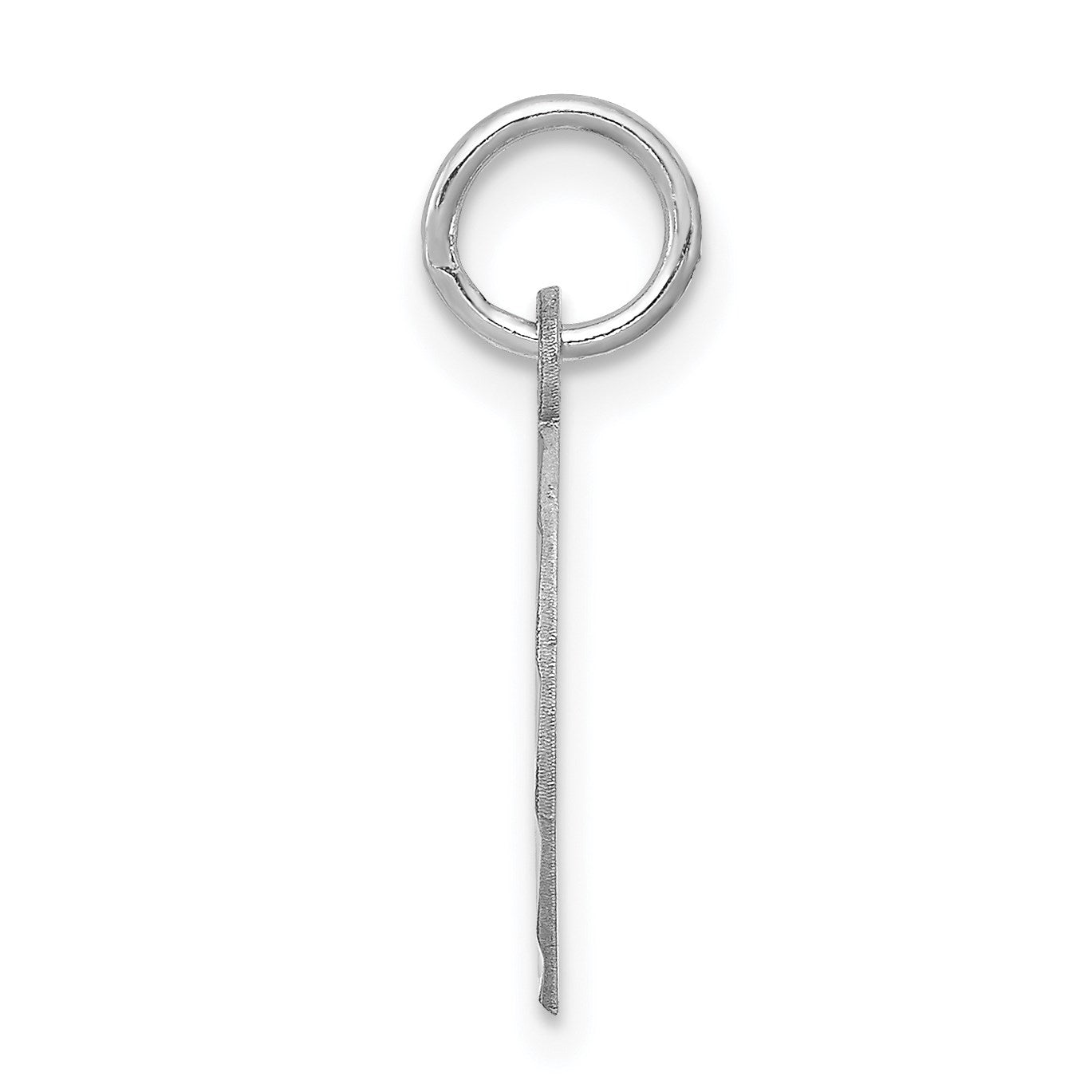 Sterling Silver Rhodium-plated Holy Communion Disc Charm