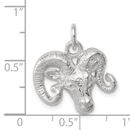 Sterling Silver Ram Charm