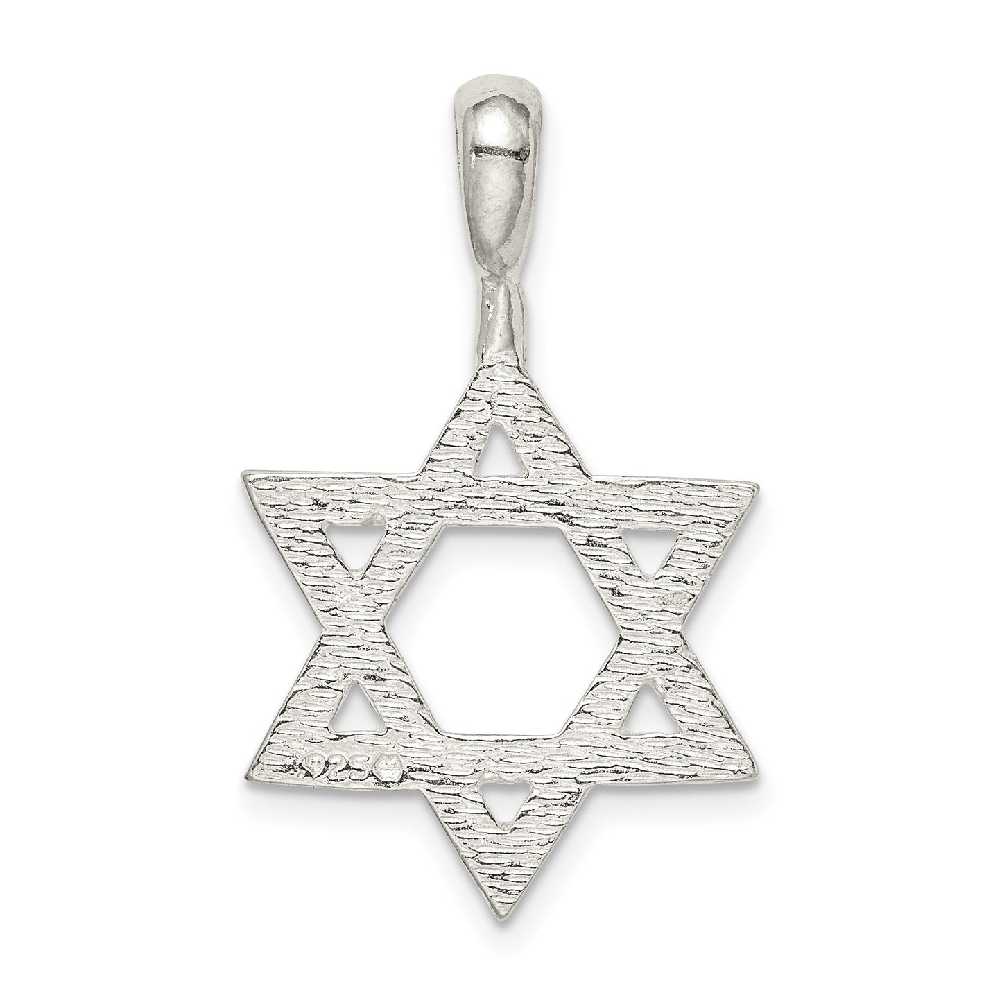 Sterling Silver Star of David Charm