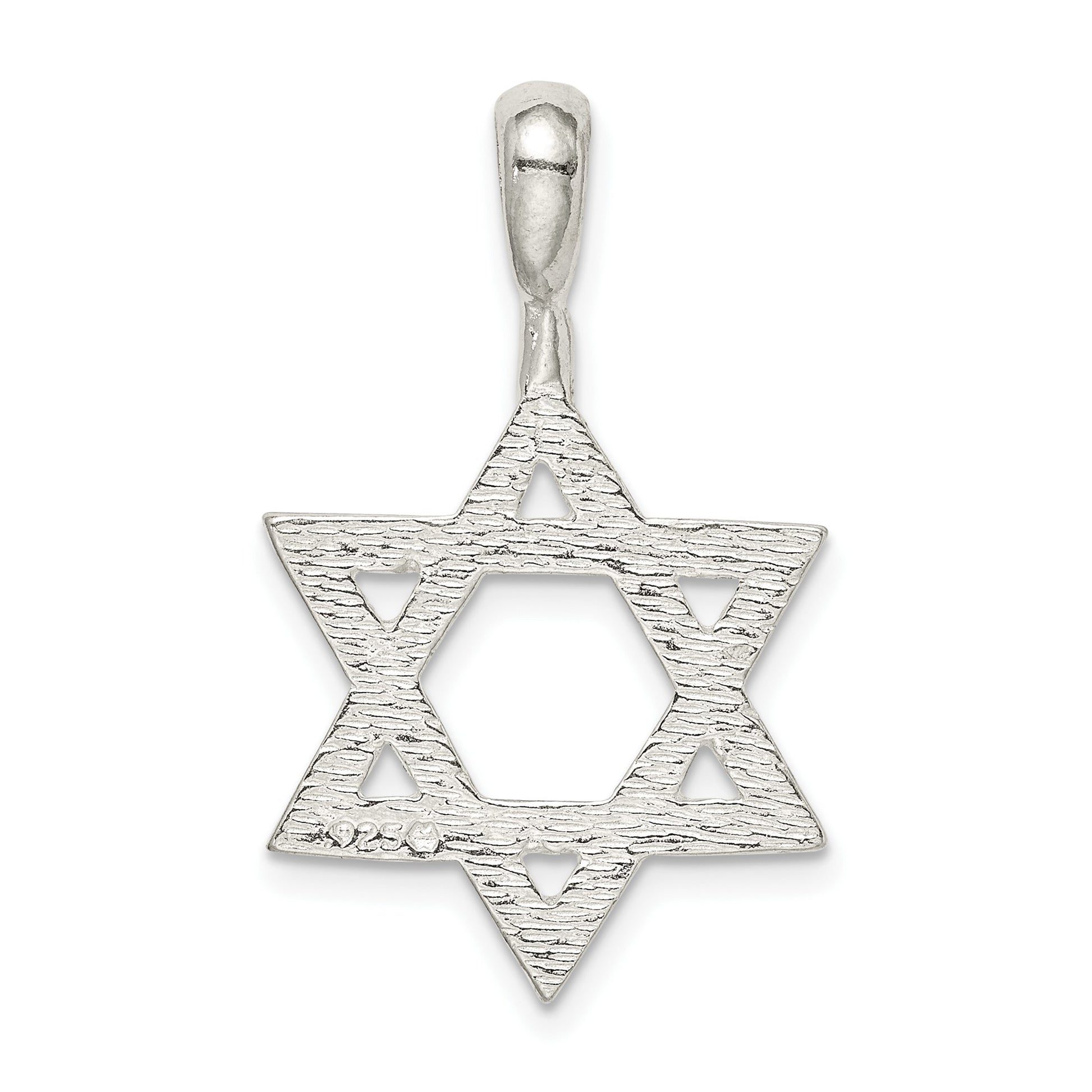 Sterling Silver Star of David Charm